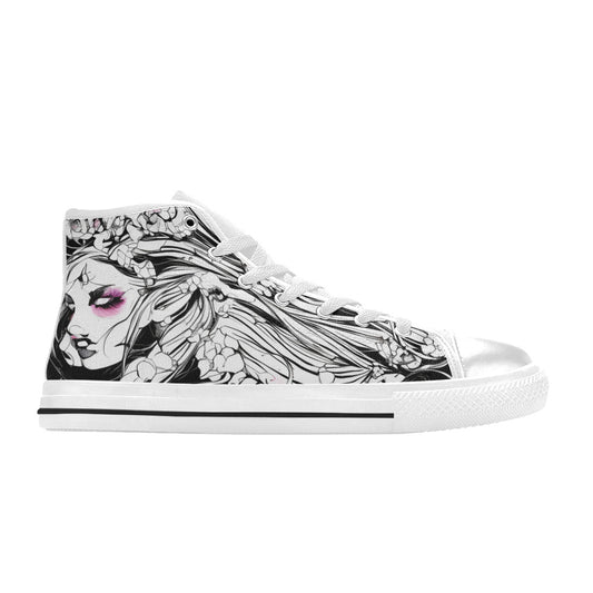 MEN'S Ink Art 2 Men’S High Top Canvas Grunge Shoes