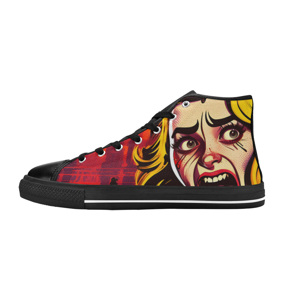 MEN'S Scream 1 Men’S High Top Canvas Dreamcore Sneakers