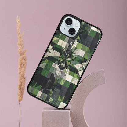 iPhone 15 Plus Case — Aromantic Flag Color Theme Small Rainbow, Original Design Phone Case