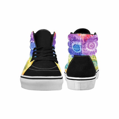 WOMEN'S Tie Dye Swirl High Top Canvas Y2K Shoes