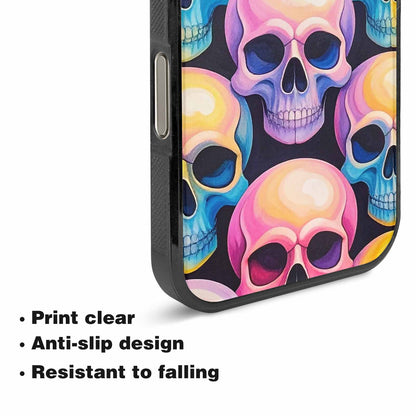 iPhone 16 Pro Max Case — Dripping Candy Skulls Custom, Customized Protective Case