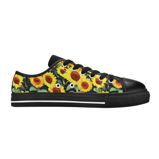 MEN'S Sunflowers Art 5 Canvas Grunge Custom Shoes