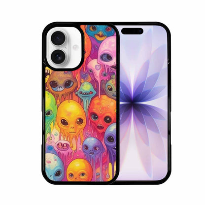 iPhone 17 Case — Aliens Tie Dyemelting Aliens Tie Dye, Custom Printed Phone Case