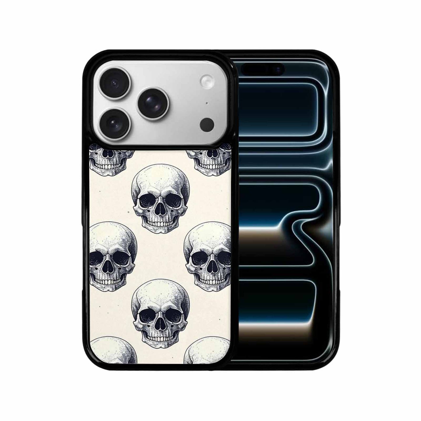 iPhone 17 Pro Case — Skull Dark Art Gothic Print Gothic, Unique Phone Case Design