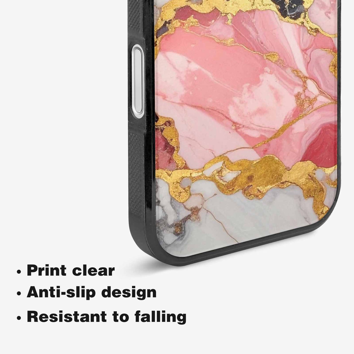 iPhone 16 Case — Marble Vein Marble Veins Pattern Hundreds, Unique Phone Case Design