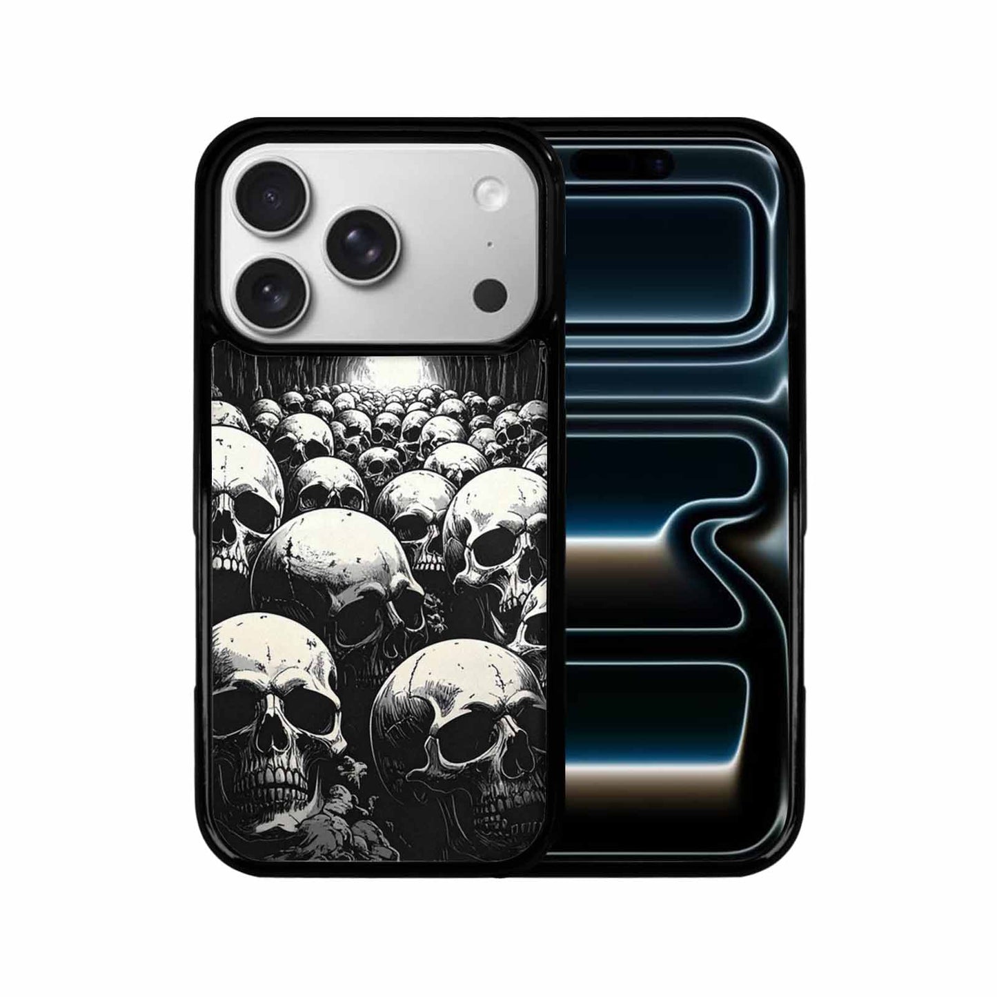 iPhone 17 Pro Case — Skull Dark Art Gothic Print Gothic, Unique Phone Case Design