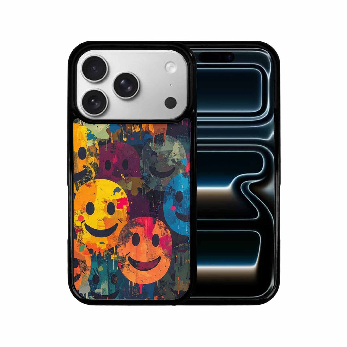 iPhone 17 Pro Case — Smiley Faces Camosmiley Faces Yyi Camo, Customized Protective Case