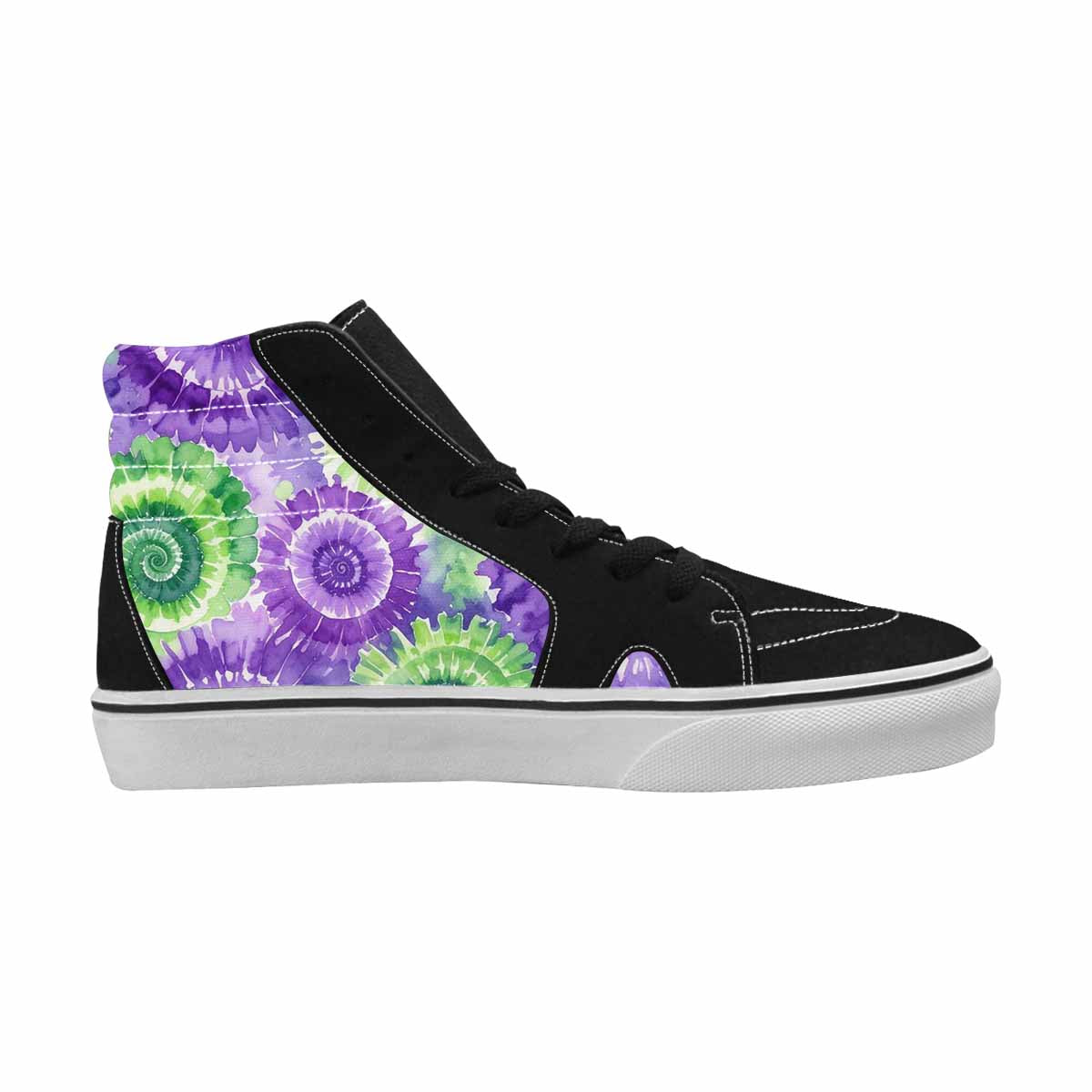 WOMEN'S Tie Dye - High Top Canvas Cottagecore Custom Sneakers