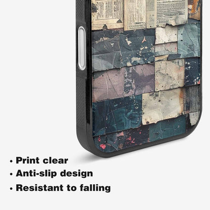 iPhone 16 Case — Distressed Grunge Texture Pattern Hundreds Of, Unique Phone Case Design