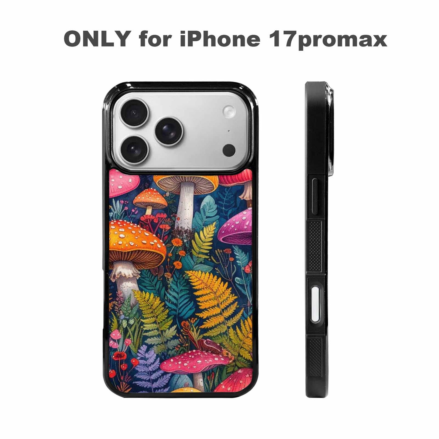 iPhone 17 Pro Max Case — Mushrooms Botanicalmushrooms P Hgq Floral, Custom Made Phone Cover