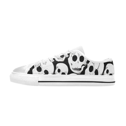 MEN'S Cc Skulls One Color Canvas Dreamcore Custom Shoes