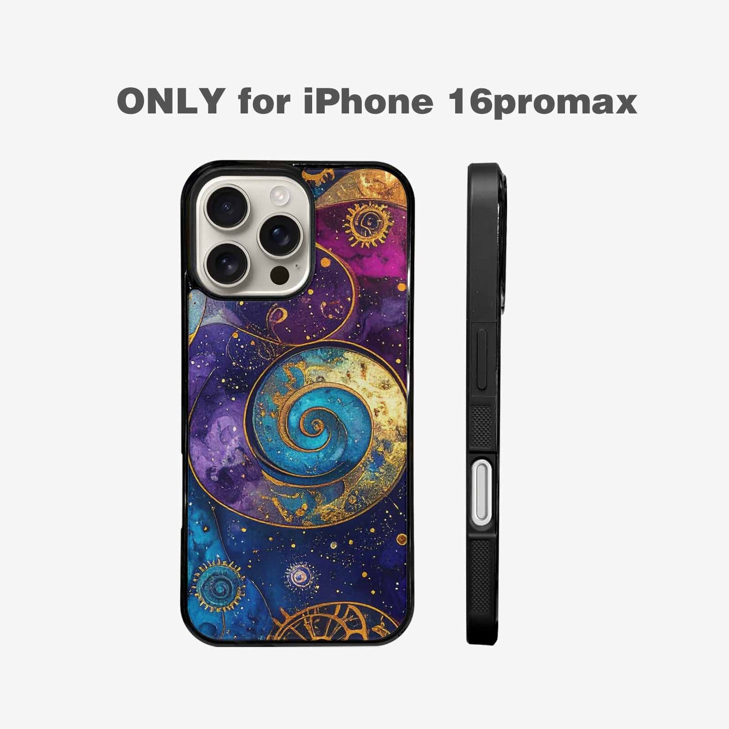 iPhone 16 Pro Max Case — Steampunk Galaxy Custom, Custom Made Phone Cover