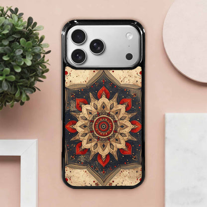 iPhone 17 Pro Max Case — Small Mandala Pattern, Randomly Floral, Custom Art Phone Cover