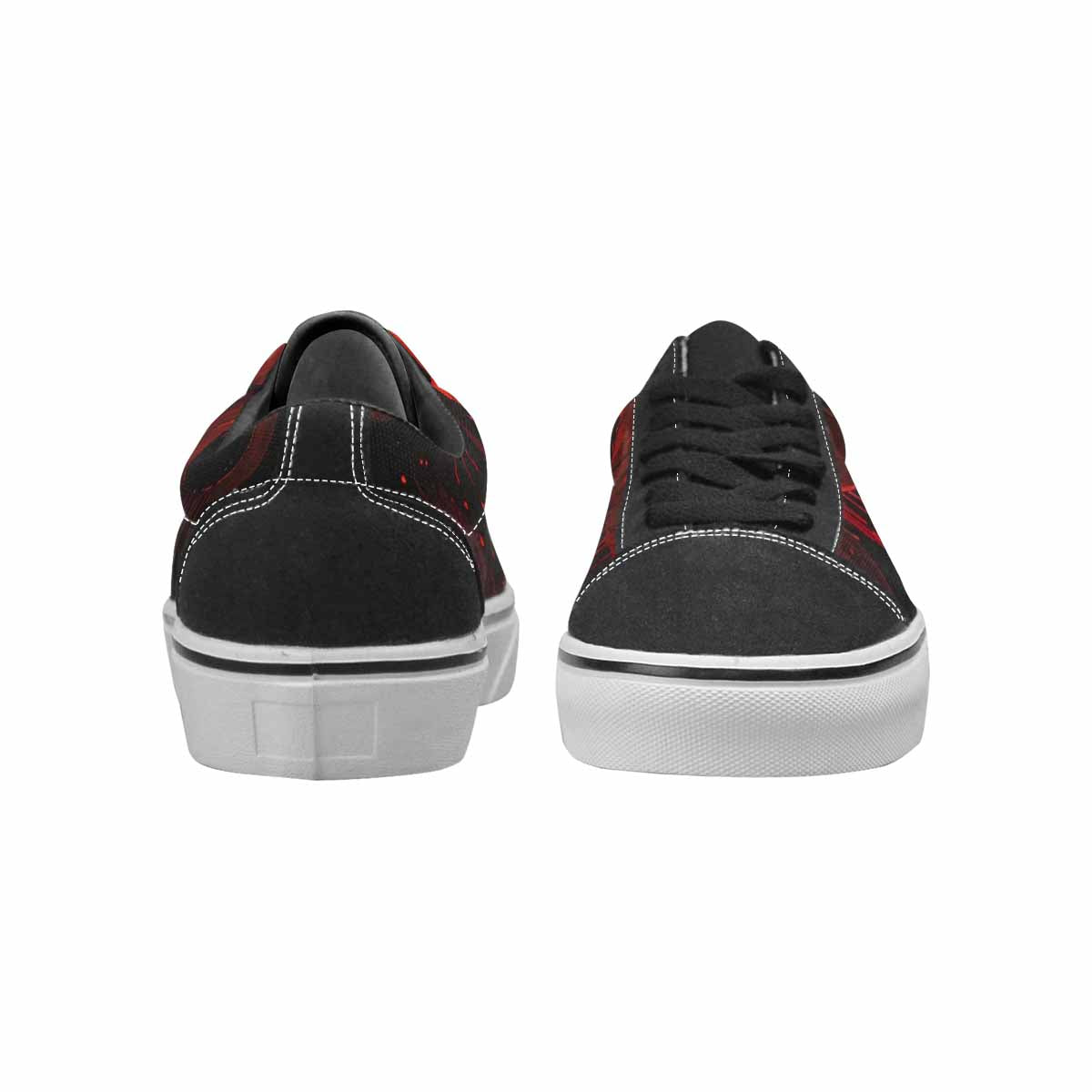 WOMEN'S Bloody Pumpkin Face Canvas Lace-Up Dreamcore Custom Sneakers