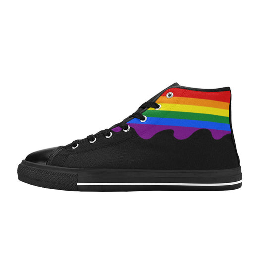 WOMEN'S Flag 4 Pride LGBT High Top Canvas Shoes