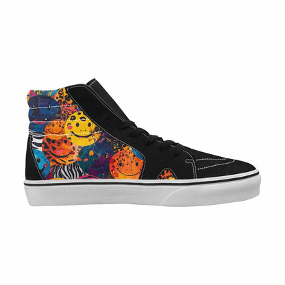 MEN'S Smiley Faces High Top Canvas Dreamlike Shoes