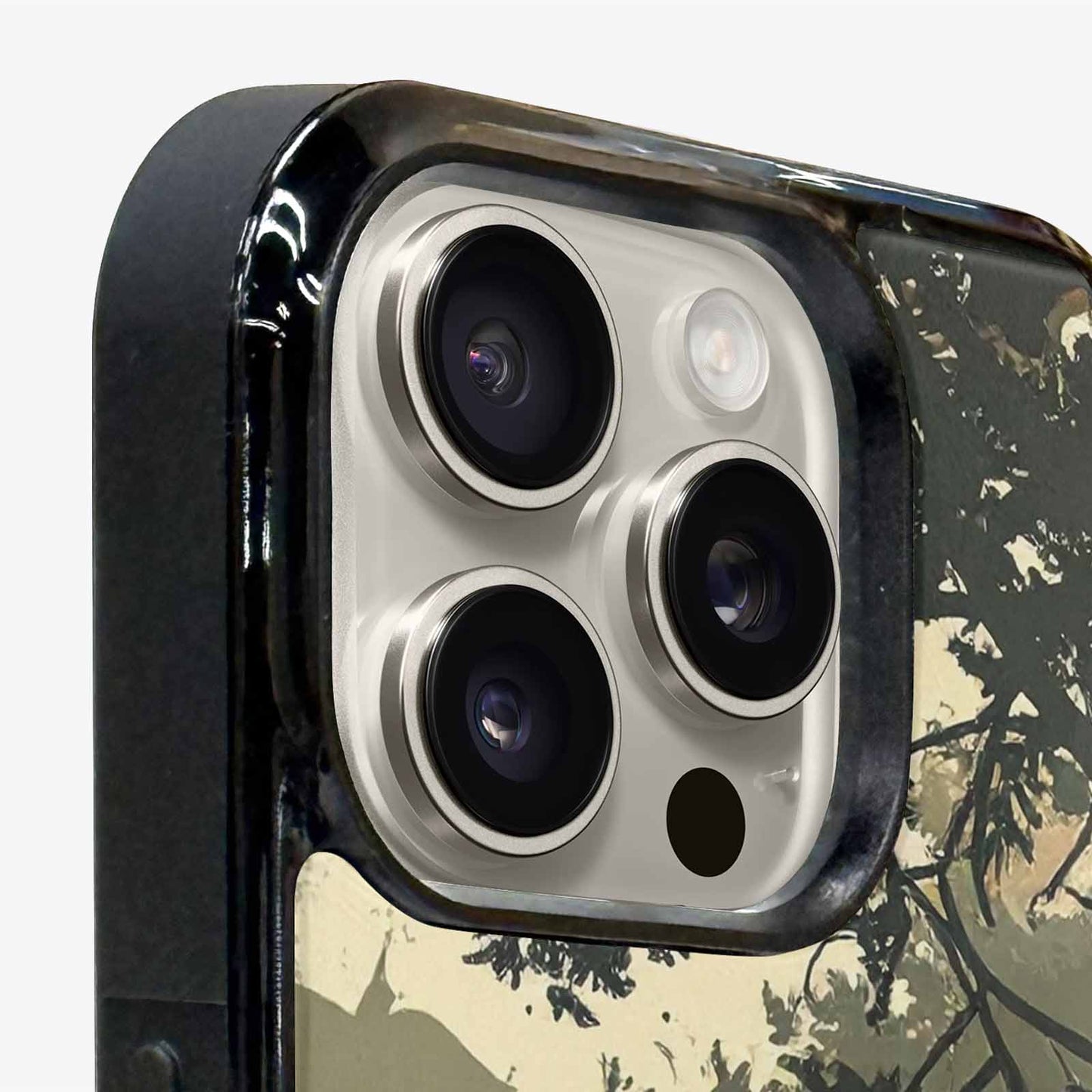 iPhone 16 Pro Case — Hunting Camouflage Pattern With Deer And, Customized Protective Case