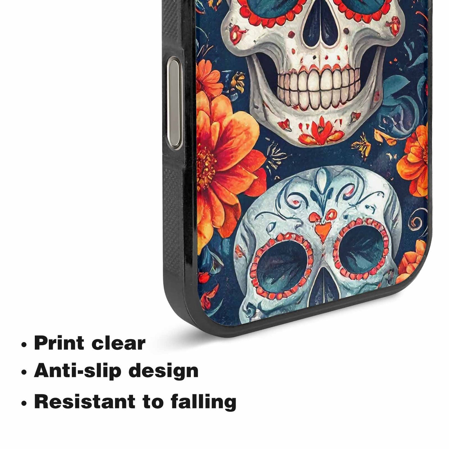 iPhone 16 Pro Max Case — Marble Skull Custom, Custom Designed Case Cover