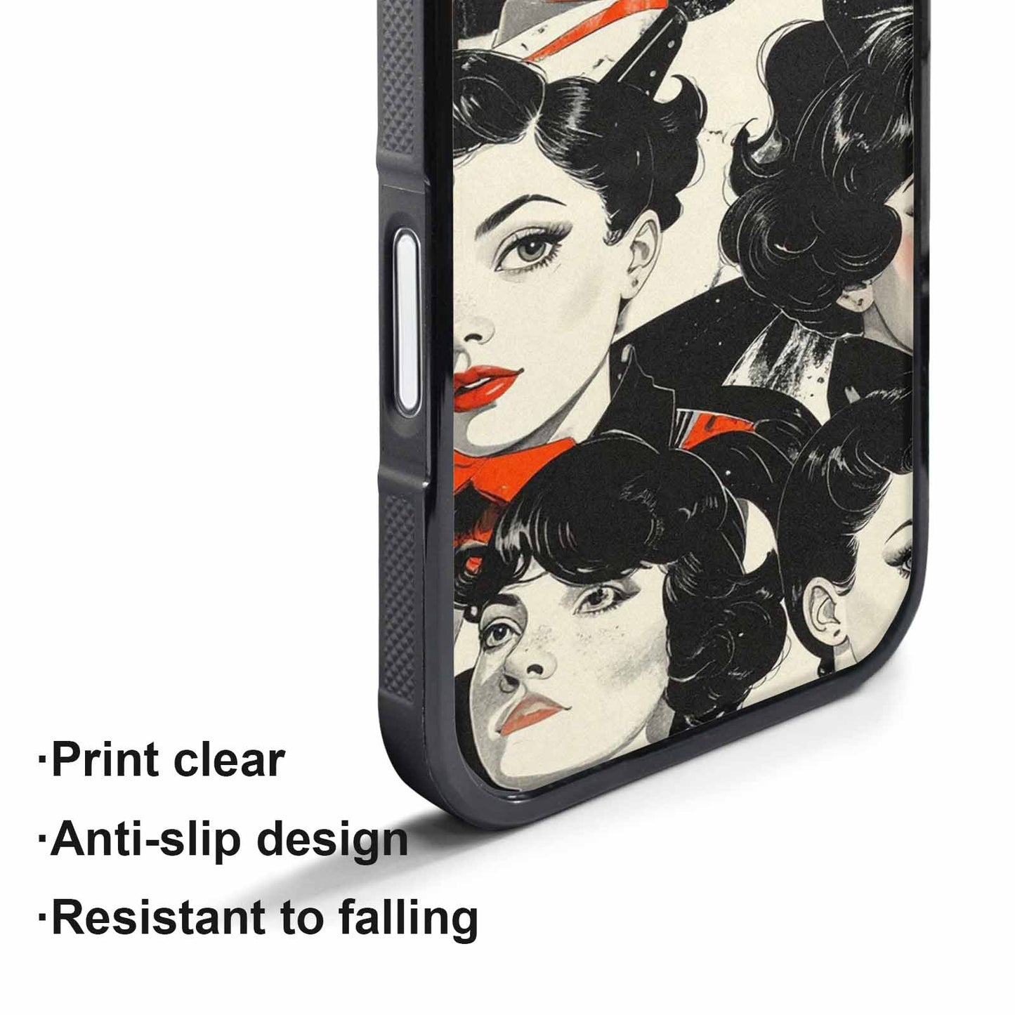 iPhone 17 Pro Max Case — Seamless Repeating Pattern Of Retro Vintage, Customized Protective Case