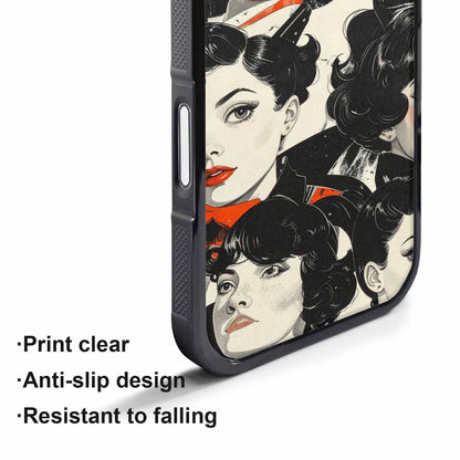 iPhone 17 Pro Max Case — Seamless Repeating Pattern Of Retro Vintage, Customized Protective Case