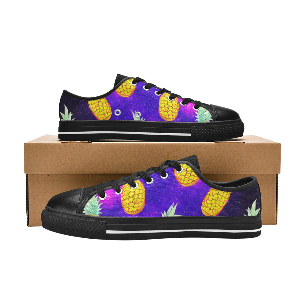 WOMEN'S Galaxy Pineapples 2 Canvas Vibrant Chaos Shoes