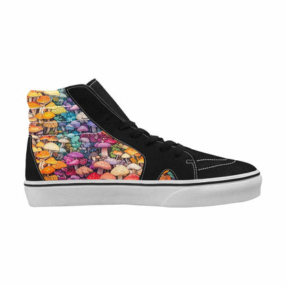 MEN'S Mushrooms (general) Mushrooms Pa High Top Canvas Dreamcore Custom Shoes