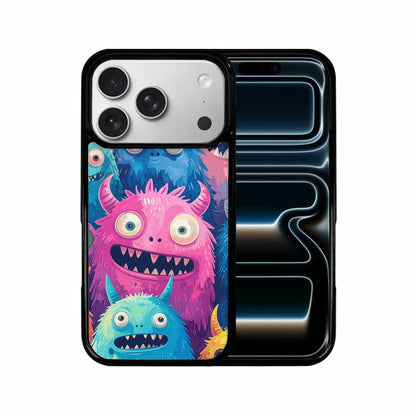 iPhone 17 Pro Case — Seamless Repeating Pattern Of Overlapping Cartoon, Original Design Phone Case