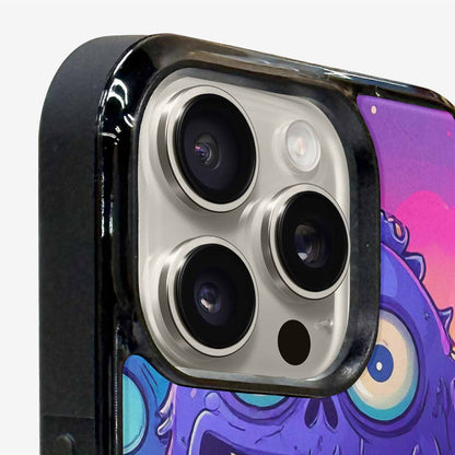 iPhone 15 Pro Max Case — Overlapping Endlessly No Empty Space Monsters, Personalized Phone Case