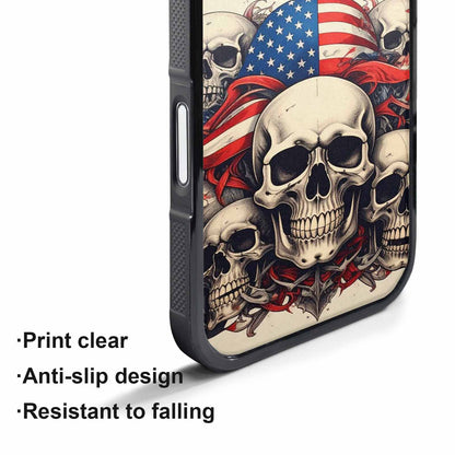 iPhone 17 Pro Max Case — Skull Dark Art Gothic Print Gothic, Custom Art Phone Cover