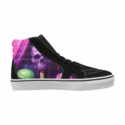 MEN'S Greyscale Candy Skull Colored A Ferion