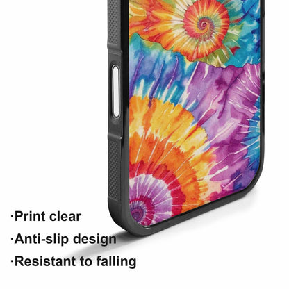 iPhone 17 Case — Small Tie Dye Swirl Tie Dye, Unique Phone Case Design