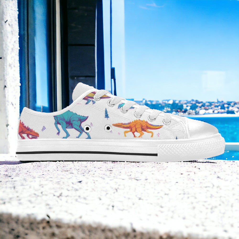 Dino Print Art Women - Freaky Shoes®