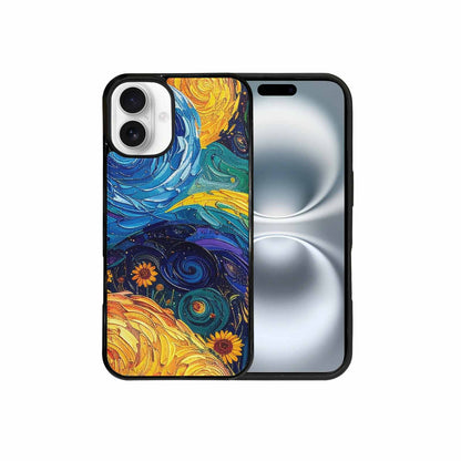 iPhone 16 Plus Case — Blend All Versions Together Melting Together, Custom Phone Case