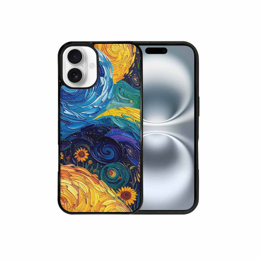iPhone 16 Plus Case — Blend All Versions Together Melting Together, Custom Phone Case