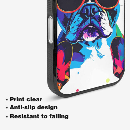 iPhone 16 Case — French Bulldog Pop Art Pattern, Personalized Phone Case