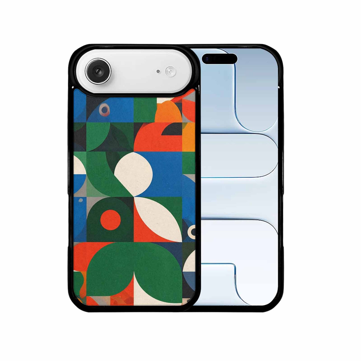 iPhone 17 Air Case — Memphis Art Pattern Retro Vintage, Custom Printed Phone Case