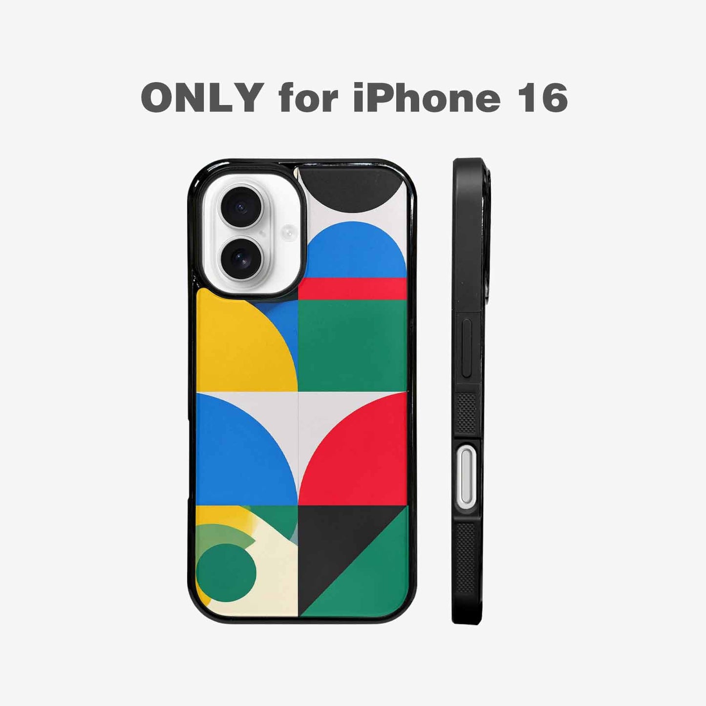 iPhone 16 Case — 1960s Mod Cartoon Art Pattern, Unique Phone Case Design