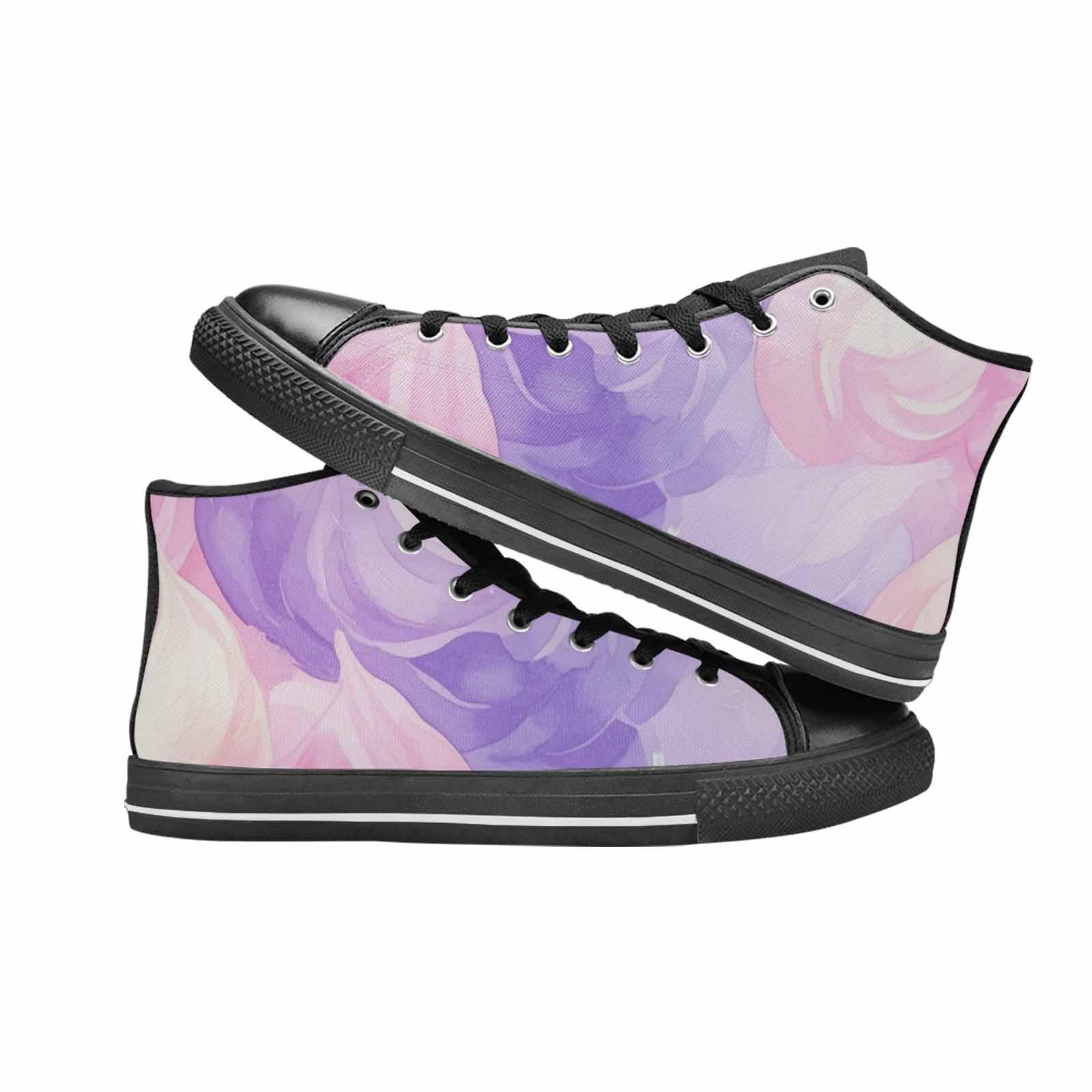 WOMEN'S Tie Dye - High Top Canvas Cottagecore Sneakers