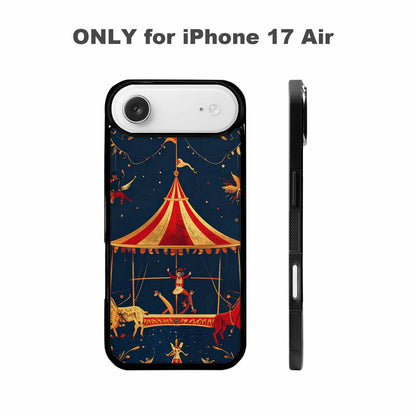 iPhone 17 Air Case — Vintage Circus Art Pattern Retro Vintage, Custom Designed Case Cover