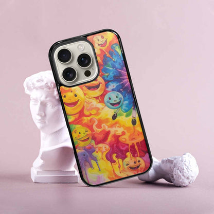 iPhone 16 Pro Case — Smiley Facessmiley Faces Tie D 4f3, Unique Phone Case Design