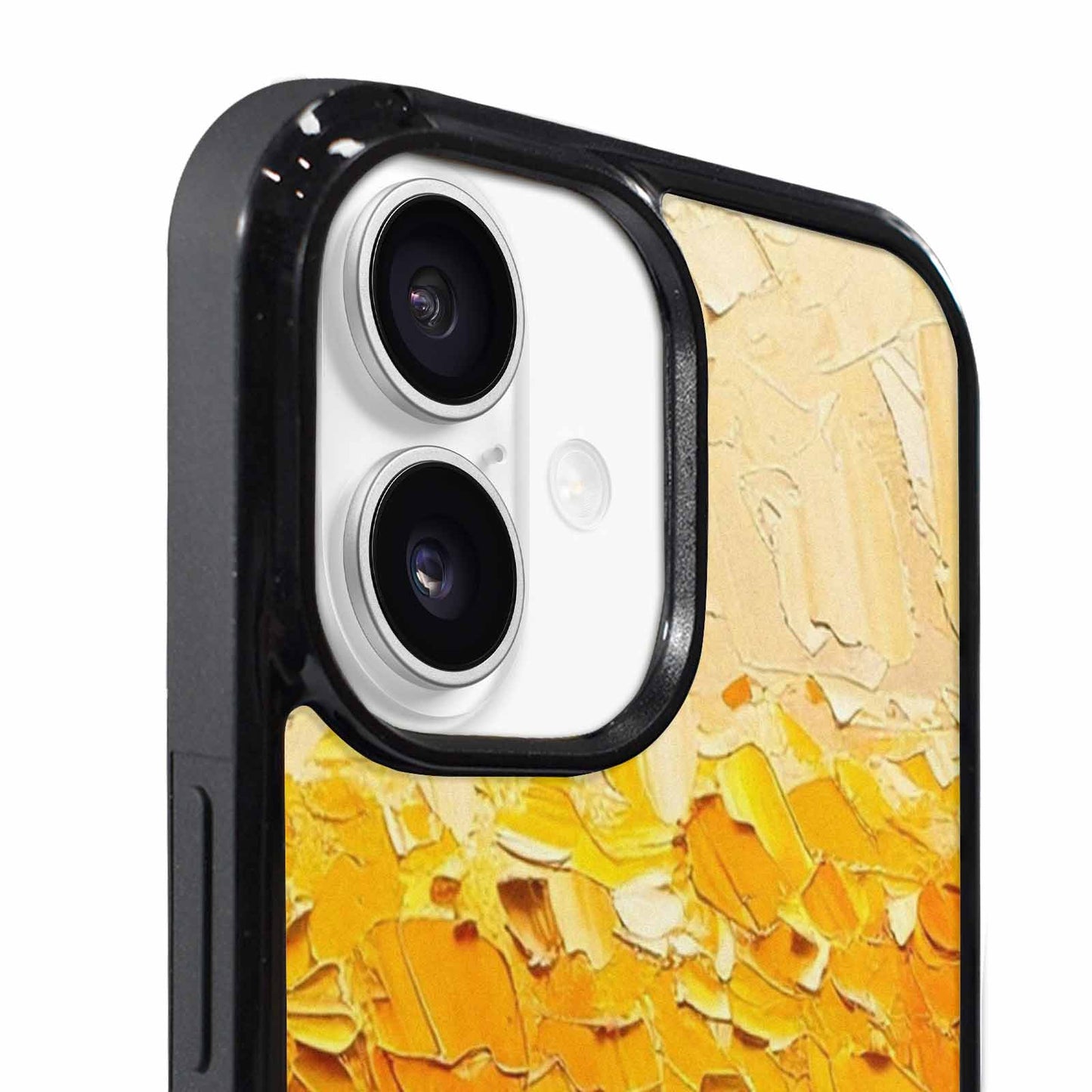 iPhone 17 Case — Impressionist Sunflower Brushstroke Pattern Floral, Unique Phone Case Design