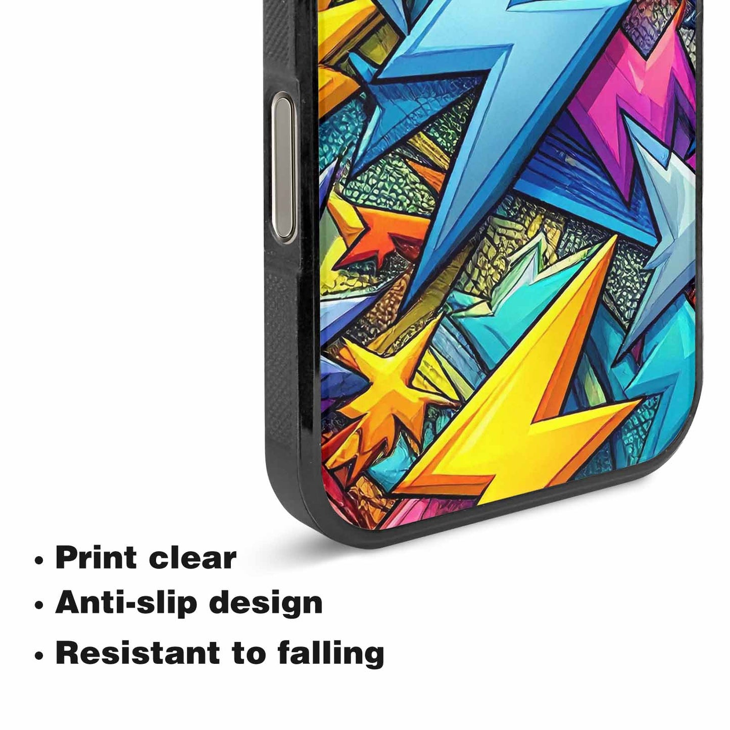 iPhone 16 Pro Max Case — Lightning Bolt Storm Pattern Hundreds Of, Custom Print Case Cover