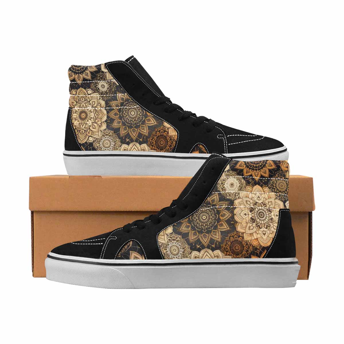 MEN'S Dark Black White Repeat 27 Ferion