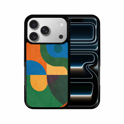 iPhone 17 Pro Case — Memphis Art Pattern Retro Vintage, Custom Phone Case
