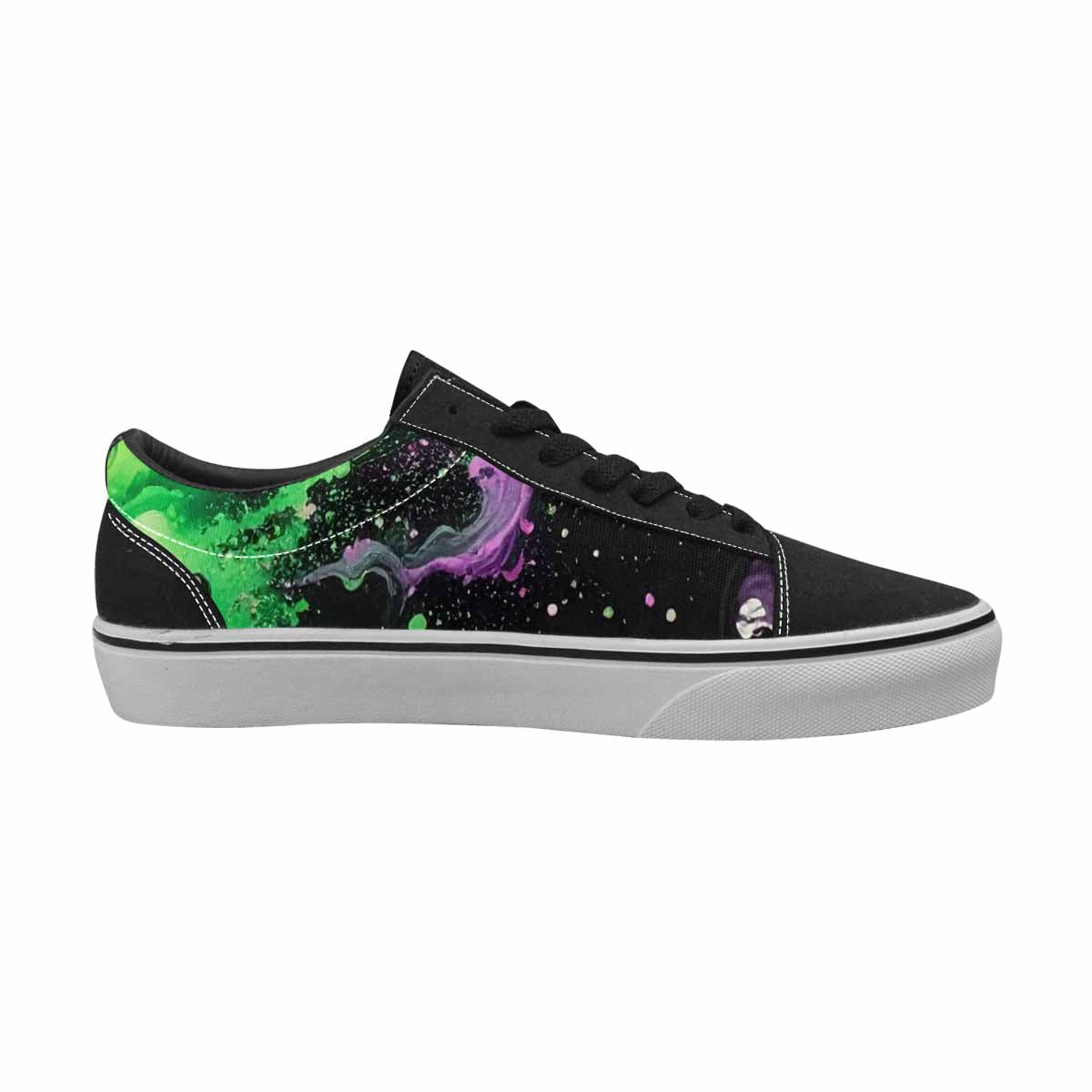 WOMEN'S Galaxy Nebula Lace-Up Canvas Cottagecore Custom Sneakers