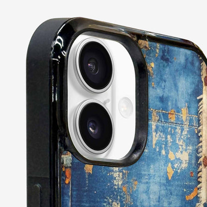 iPhone 16 Plus Case — Curve The Ripping Demin Tectures For, Custom Printed Phone Case