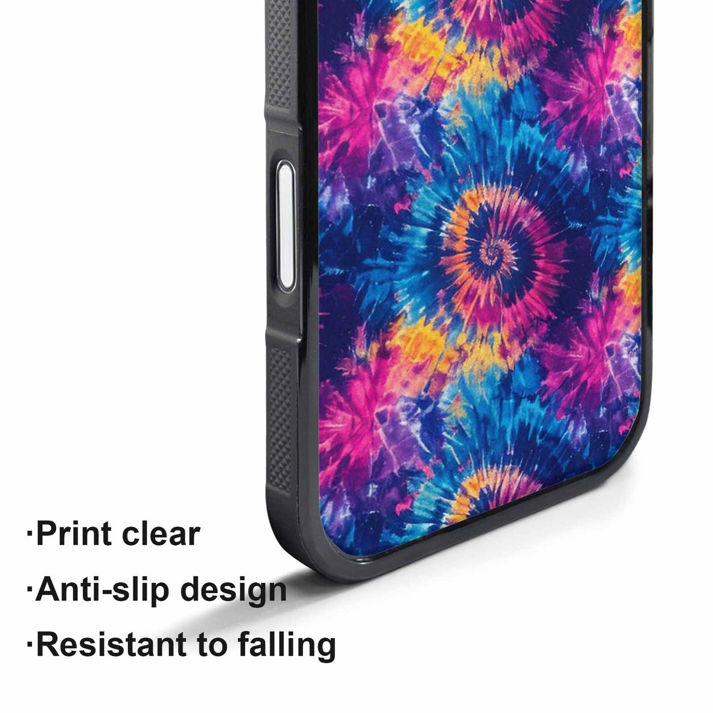 iPhone 17 Pro Case — Small Tie Dye Swirl Pattern Tie, Customized Protective Case