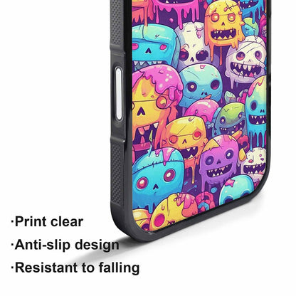 iPhone 17 Pro Case — Pastel Gore Character Pattern Hundreds Original, Custom Designed Case Cover