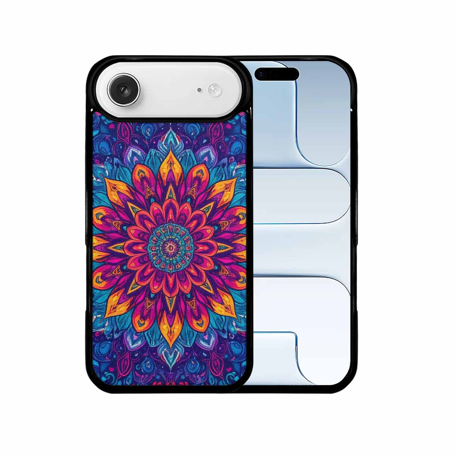 iPhone 17 Air Case — Tie Dye Mandala Art Seamless Tie, Custom Printed Phone Case