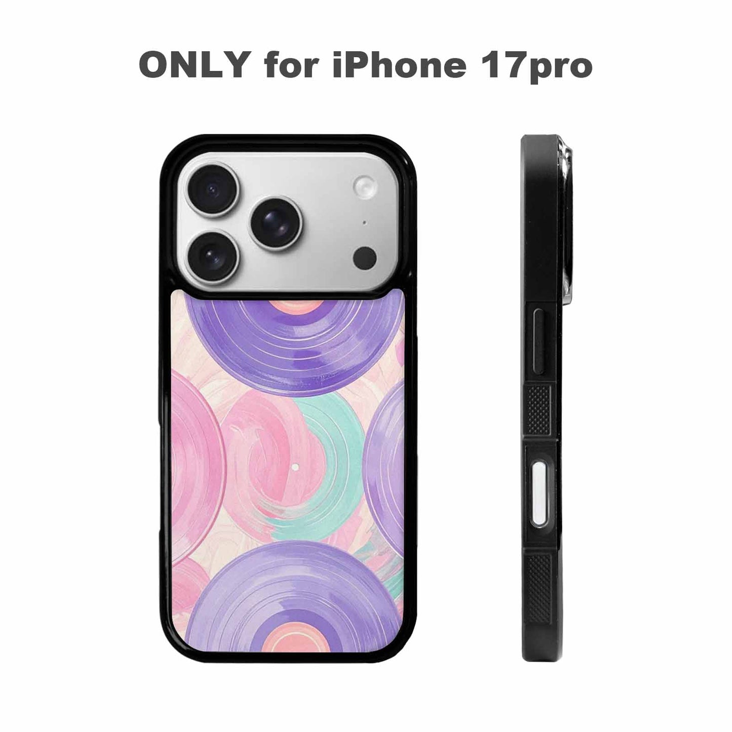 iPhone 17 Pro Case — Pastel Mothers Day Vinyl Original Art, Personalized Phone Case